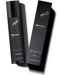 This effect is not natural and certainly not attractive! Mnly Anti Grey Hair Gel