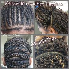 Versatile Crochet Pattern Wanted To Share With You How I Achieved A Crochet Install To Allow High P Crochet Braid Pattern Crochet Braid Styles Braid Patterns