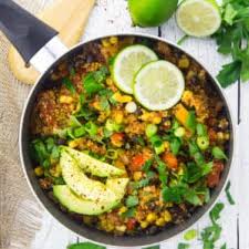 One Pan Mexican Quinoa Vegan Heaven