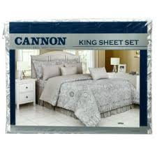 طقم غطاء سرير مزدوج كبير4 قطع كانون Cannon العلامات التجارية Saco Store