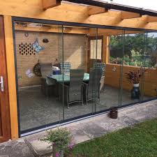 Holzdach Mit Schiebewand Erweitern Schiebewand Outdoor Dekorationen Terrassenschiebetur