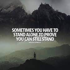 It's easy to stand with the crowd it takes courage to stand alone 3. Pin On All Quotes