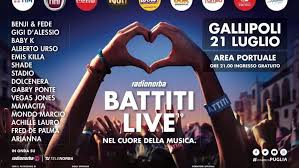 È una radio dedicata al sud italia: Battiti Live 2019 Sul Palco Di Gallipoli Anche Achille Lauro Eventi A Lecce