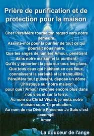 Priere De Purification Et De Protection De La Maison Spiritualite Partage Priere Ange De Lumiere Spiritualite