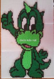 Perles Hama Dinosaure Vert I 2020 Perlemonstre Sjov Med Perler Dyr