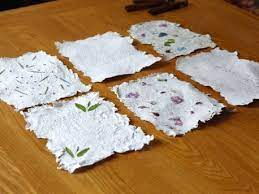 Making Paper With Wildflower Seeds Seed Paper Diy Plantable Seed Paper Seed Paper Favors