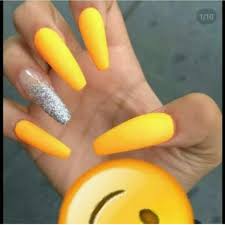Long and short coffin nails, aka ballerina nails, are a popular shape among the ladies who like to attract attention with the help of their extraordinary outlooks. Coffin Shaped Nails Long Yellow Novocom Top