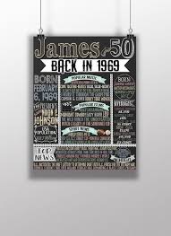 Birthday Gift For 50 Year Old Man 50th Birthday Gift For Him 50th Bday Gift For Men 50th Birthday Party Decor Unique 50th Birthday Gifts 50th Birthday Party Decorations Birthday Gift For Him