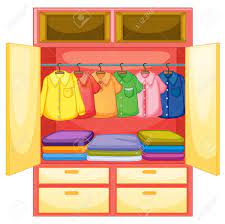 Whether you like to play with fashion trends or stick to a capsule wardrobe, basics are the foundation to any wardrobe. Wardrobe With Clothes On White Royalty Free Cliparts Vectors And Stock Illustration Image 13376788