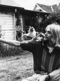 Cool Old Photos Of Celebrities With Their Cats Konser Posterleri Muzisyenler Unluler