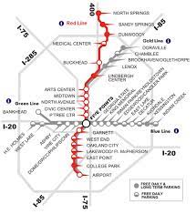 Are you looking for the map of marta? Red Line Marta Guide
