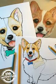 Coloring pages for kids animals coloring pages. Cutest Dog Ever Corgi Coloring Pages For Kids Kids Activities Blog