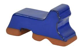Free delivery and returns on ebay plus items for plus members. Amazon Com Ceramic Pot Feet 3 Pack Blue Glaze Made In Usa Flower Pot Risers Glazed Ceramic Handmade Stoneware Clay Frost Proof Made For Planters 3 Long X 1 5 Tall