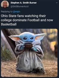 Smith attacking his own burner account is the coronavirus distraction we all need right now. Go Bucks Osu