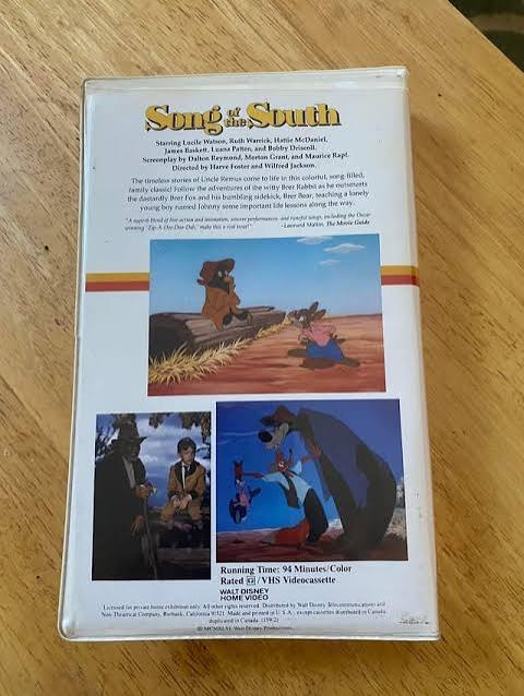 Song of the South VHS? : r/disney