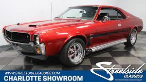The featured is unusual in that it has survived its first years completely undamaged and is still in original condition. 1969 Amc Javelin Sst Classic Cars For Sale Streetside Classics
