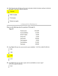 18 Which Financial Ratio Will John Use If He Wants To Determine