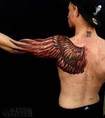Owl Wing Shoulder Blade Tattoo Blade Tattoo Arm Tattoo