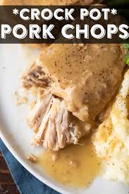 Crock Pot Pork Chops Recipe Pork Chop Recipes Crockpot Crockpot Pork Chops Comfort Food Recipes Dinners