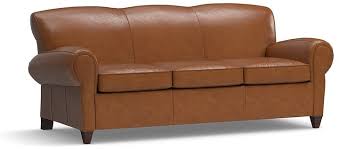 Recently reported customer problems i ordered two manhattan recliners from pottery barn in march, ****. Pottery Barn Manhattan Leather Sleeper Sofa Shopstyle