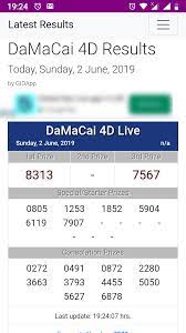 Gidapp Malaysia Starting Today You Can View Damacai Live 4d Results On Our Site Here Gidapp Com Lottery Malaysia Damacai 4d Live Results Start At 7 08 Pm Every Draw Day Malaysia Kuda Damacai Pmp 4d Bygidapp