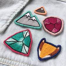 Making your own diy patches can allow you to customize jeans, shirts, hats, bags, and even jackets. Diy Embroidered Patch Workshop Embroidered Patch Diy Diy Patches Mason Jar Crafts Diy