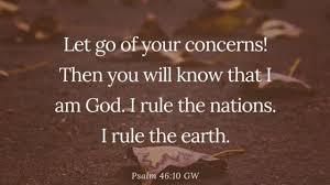 Of all the obstacles that people face, letting go of control and trusting the process of life can be a difficult one to people to accept. Let Go And Know God Is In Control Pastor Rick S Daily Hope