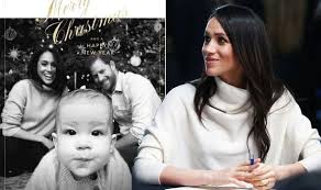 A dreamy royal holiday sighting that will get us through this winter. Meghan Markle Christmas Card With Harry And Archie Duchess Wears 200 Jumper Express Co Uk