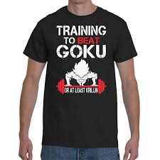More images for training to beat goku » T Shirt Dragon Ball Training To Beat Goku