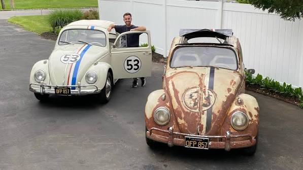 Had the privilege of visiting two screen used Herbie's! The Love Bug 1997  car #3 and Herbie Goes Bananas car #4