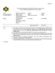 Semakan keputusan muet sesi november 2019 online dan sms| bilakah tarikh semakan keputusan muet sesi november 2019? Company Supervisor Evaluation Form Vincent
