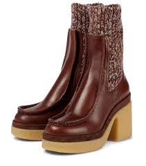 Chloe Jamie Leather Chelsea Boots Mytheresa