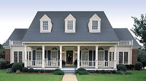The exterior is faced with wood and bricks, or a combination of both. Architectural Styles