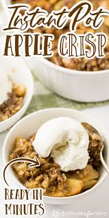 Instant Pot Apple Crisp Recipe That Is Ready In Minutes Recipe In 2020 Apple Crisp Recipes Apple Crisp Recipes