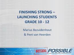 Marius van heerden is on tastedive and likes andrzej sapkowski, the witcher, the witcher 3: Ppt Finishing Strong Launching Students Grade 10 12 Powerpoint Presentation Id 6712070