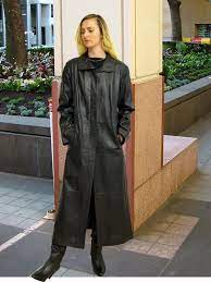 Higgs Leathers One Only Half Price Nicolita Ladies Long Black Leather Coat Coat Leather Coat Black Leather Coat