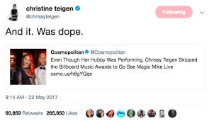 Maybe you would like to learn more about one of these? 21 Chrissy Teigen Tweets That Shook Twitter To Its Core
