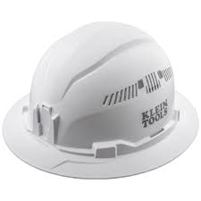 Hard Hat Vented Full Brim Style White 60401 Klein Tools For Professionals Since 1857