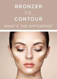 With bronzer, apply it to the top of your forehead, around the edges of your face, across your cheeks and nose, slightly on your chin, and down the neck to blend with the rest of your skin. The Difference Between Bronzer And Contour Skincare Com By L Oreal Bronzer Vs Contour Bronzer Makeup Contour Makeup