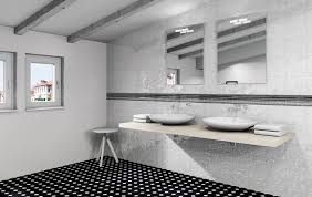 Mosaic tiles are aesthetically pleasing on the eye and here at tile choice we have a wide selection of mosaics to suit any home. Black And White Mosaic Tile Bathroom Floor