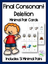 Our english worksheet 'the end' has pictures and their corresponding words written under them. Final Consonant Deletion Minimal Pairs Cards By Sweet Peas And Pigtails