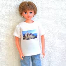 リカちゃんボーイフレンドサイズのtシャツの型紙を公開いたします リカちゃん服ハンドメイド りんごぽんのおうち 札幌市 シャツ レディース tシャツ ピンク パーカー