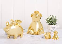 Alibaba.com offers 832 gold electroplate piggy bank products. Roogo Money Box Pig Piggy Bank For Coins Money Child Golden Mascot With Wing Ornament Home Decoration Accessories Coin Organizer Money Boxes Aliexpress