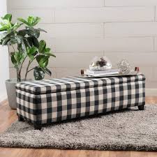 Black And White Storage Ottoman Pier 1 Imports Gable Black Checkerboard Fabric Storage Ottoman With Images Fabric Storage Ottoman Storage Ottoman Ottoman In Living Room