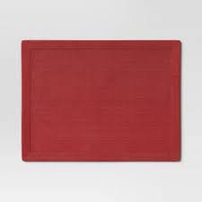 Protect your table with this stylish placemats for daily use or any occasion. Red Placemats Target