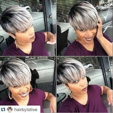 When dark grey hair melts into grey brown hair, it creates a shimmering ribbon effect that makes you the king of the silver fox men. 50 Hottest Balayage Hairstyles For Short Hair Balayage Hair Color Ideas Hairstyles Weekly