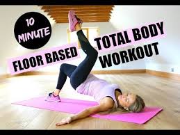 Total Body Workout That You Do On The Floor This Easy To Follow Routine Is Going To Tone You All Over Body Workout Floor Workouts Total Body Workout