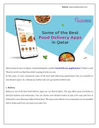 One of the best combinations of words in the world. Some Of The Best Food Delivery Apps In Qatar By Wishbox Issuu