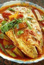 Rumah Masak Asam Pedas Kepala Ikan Bahanya 2 Ekor Kepala Ikan Kakap Tongkol Ikan Apa Aja Jg Bs 5 Buah Okra Nyonya Food Malay Food Singapore Food