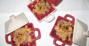 Recette Crumble Rhubarbe Fruits Rouges En Video